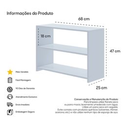 Sapateira de Porta Multiuso Organizadora Entrada Sala Quarto - 5
