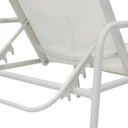Ver imagem 5 de Espreguiçadeira Modelo Sling em Tela e Alumínio Branco