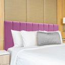 Ver imagem 2 de Cabeceira Cama Casal Veludo Premium
