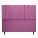 Ver imagem 4 de Cabeceira Cama Casal Veludo Premium