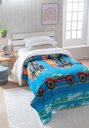 Ver imagem 1 de Cobertor Sherpa Mattel Hot Wheels Corrida 1,50m X 2,00m
