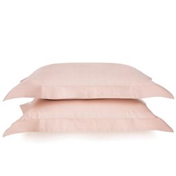 Fronha King Karsten 2 Peças 270 Fios Cetim Domos Rosa - 1