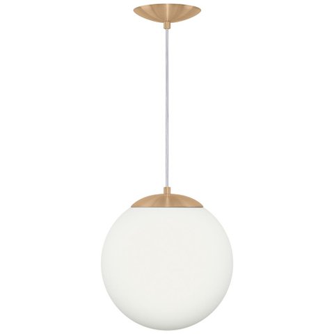 Lustre Pendente Orby Bola Globo Grande 23 cm New Cobre