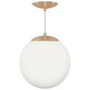 Ver imagem 2 de Lustre Pendente Orby Bola Globo Grande 23 cm New Cobre