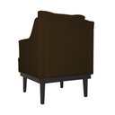 Ver imagem 2 de Poltrona Suelen para Recepção e Consultório Psicologia:marrom