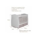 Ver imagem 5 de Berço / Mini Cama Infantil Conforto 2 em 1 Branco - Permóbili Baby