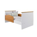 Ver mais imagens de Berço / Mini Cama Infantil Conforto 2 em 1 Branco - Permóbili Baby