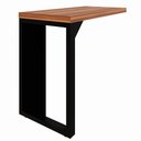 Ver imagem 4 de Mesa Escrivaninha Office 90cm Auxiliar Direita/esquerda Pé Quadro Web Office