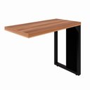 Ver imagem 2 de Mesa Escrivaninha Office 90cm Auxiliar Direita/esquerda Pé Quadro Web Office