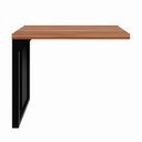 Ver imagem 1 de Mesa Escrivaninha Office 90cm Auxiliar Direita/esquerda Pé Quadro Web Office