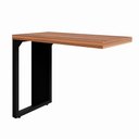 Ver imagem 3 de Mesa Escrivaninha Office 90cm Auxiliar Direita/esquerda Pé Quadro Web Office