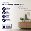 Ver imagem 2 de Tinta Acrílica Premium Fosco 18L Cor Bianco Sereno Antimofo Baixo Odor Durín