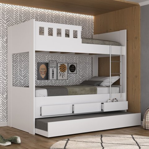 Treliche Solteiro 3 Gavetas 