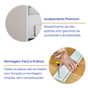 Ver imagem 7 de Treliche Solteiro 3 Gavetas Branco