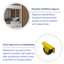Ver imagem 4 de Treliche Solteiro 3 Gavetas Branco