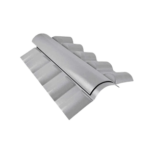 Cumeeira Central Articulada Pvc Colonial Cinza (par)