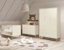 Ver imagem 1 de Jogo de Quarto para Bebê Completo 3 Portas Théo New Areia Fosco com Natural - MoveisAqui