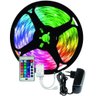 Fita Led 5m Rgb 16 Cores Leds + Fonte + Controle Colorido - 6