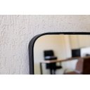 Ver imagem 2 de Espelho com Moldura em Metal Retangular com Cantos Arredondados Mobília Express Médio Preto