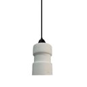 Ver imagem 1 de Luminária Pendente Vidro Tubo - Opalino - 127/220v