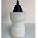 Ver imagem 4 de Luminária Pendente Vidro Tubo - Opalino - 127/220v