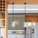 Ver imagem 6 de Luminária Pendente Vidro Tubo - Opalino - 127/220v