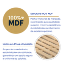 Ver imagem 5 de Cama Casal Dubai 4 Gavetas MDF com Cabeceira Branco