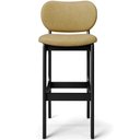 Ver imagem 5 de Kit 6 Banquetas Alta Bar Cozinha Sala Jantar Fixa Betta L02 Preto Couríssimo Casco Fendi - Lyam Deco