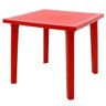 Mesa Tramontina Sancho 80 x 80 cm em Polipropileno Vermelho - 1