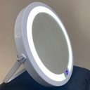 Ver imagem 4 de Espelho de Mesa Redond com Led - Touch - 20cm - Maquiagem - Moldura Branco Led Neutro