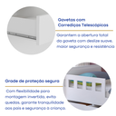 Ver imagem 7 de Bicama Solteiro 3 Gavetas Branco