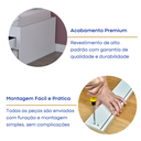Ver imagem 6 de Bicama Solteiro 3 Gavetas Branco