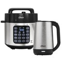 Ver imagem 1 de Kit Panela de Pressão Elétrica e Chaleira Elétrica Inox Oster 220v