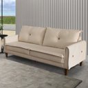 Ver imagem 2 de Sofá Living 3 Lugares 210cm com Molas Miami Konfort Móveis