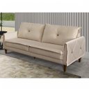 Ver imagem 1 de Sofá Living 3 Lugares 210cm com Molas Miami Konfort Móveis