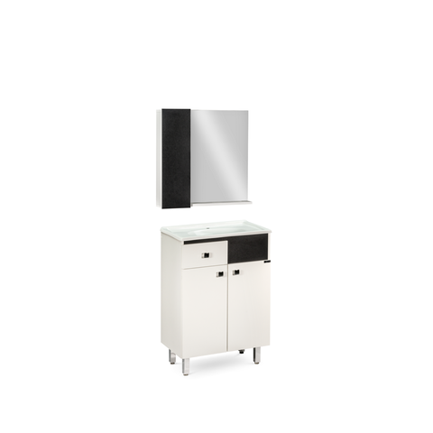Conjunto Gabinete para Banheiro Vittoria 60cm