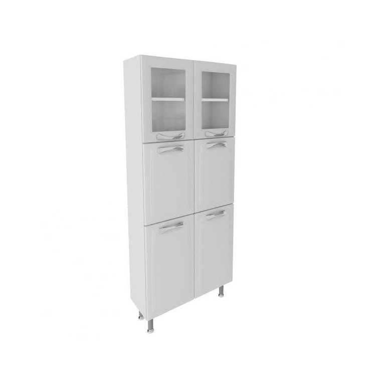 Paneleiro Duplo com 2 Portas de Vidro 5 Prateleiras IPLDV-80 Premium Itatiaia