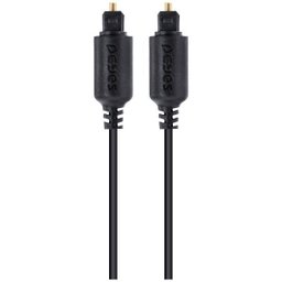 Cabo Óptico Digital Toslink Macho 1 Metro - Pod-1 Pcyes - 1