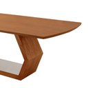 Ver imagem 7 de Mesa para Sala de Jantar Ane 180cm Madeira Tampo Barril Laminado Moderna Mobília