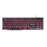 Teclado Gamer 107 Teclas + 12 Multimídia com Led Vermelho Sensação Tecla Mecanica Vinik - 2