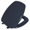 Ver imagem 3 de Tampa de Vaso Assento Sanitário Almofadado Astra Thema Cinza Escuro para Bacia Incepa