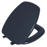 Tampa de Vaso Assento Sanitário Almofadado Astra Thema Cinza Escuro para Bacia Incepa - 3