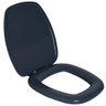 Tampa de Vaso Assento Sanitário Almofadado Astra Thema Cinza Escuro para Bacia Incepa - 2