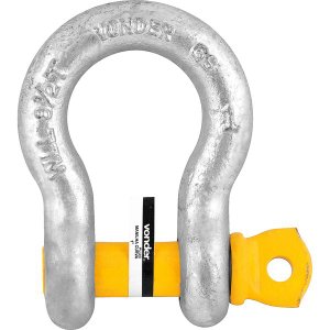 Manilha P/ Cabo de Aço 1/4" Curva Pesado Galv Vonder Plus