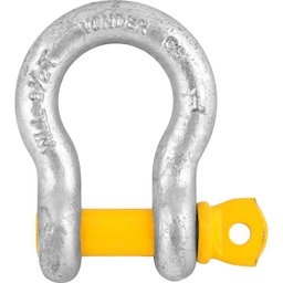 Manilha P/ Cabo de Aço 1/4" Curva Pesado Galv Vonder Plus - 4