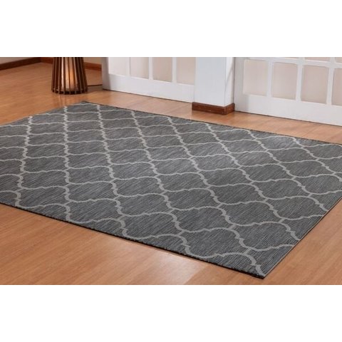 Tapete Sisal Araguari 2,00x2,50 des 003 Preto Niazitex