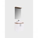 Ver imagem 6 de Gabinete para Banheiro com Cuba e Espelho com Led 60cm Mdf Freijo com Branco Paris - On Móveis