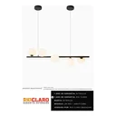 Ver imagem 7 de Lustre Pendente Nitrolux Molecular Jaboticaba Lm-002 G9 Preto