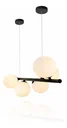 Ver imagem 1 de Lustre Pendente Nitrolux Molecular Jaboticaba Lm-002 G9 Preto