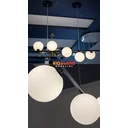 Ver imagem 3 de Lustre Pendente Nitrolux Molecular Jaboticaba Lm-002 G9 Preto